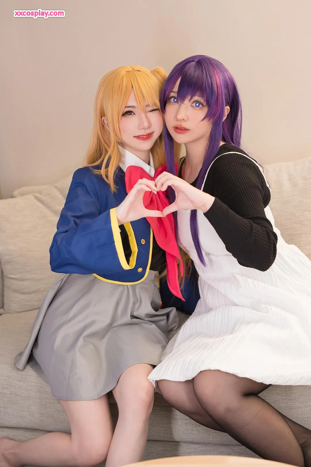 Sayo Momo: Ruby & Ai Sexy-Maid-Cosplay | xxcosplay